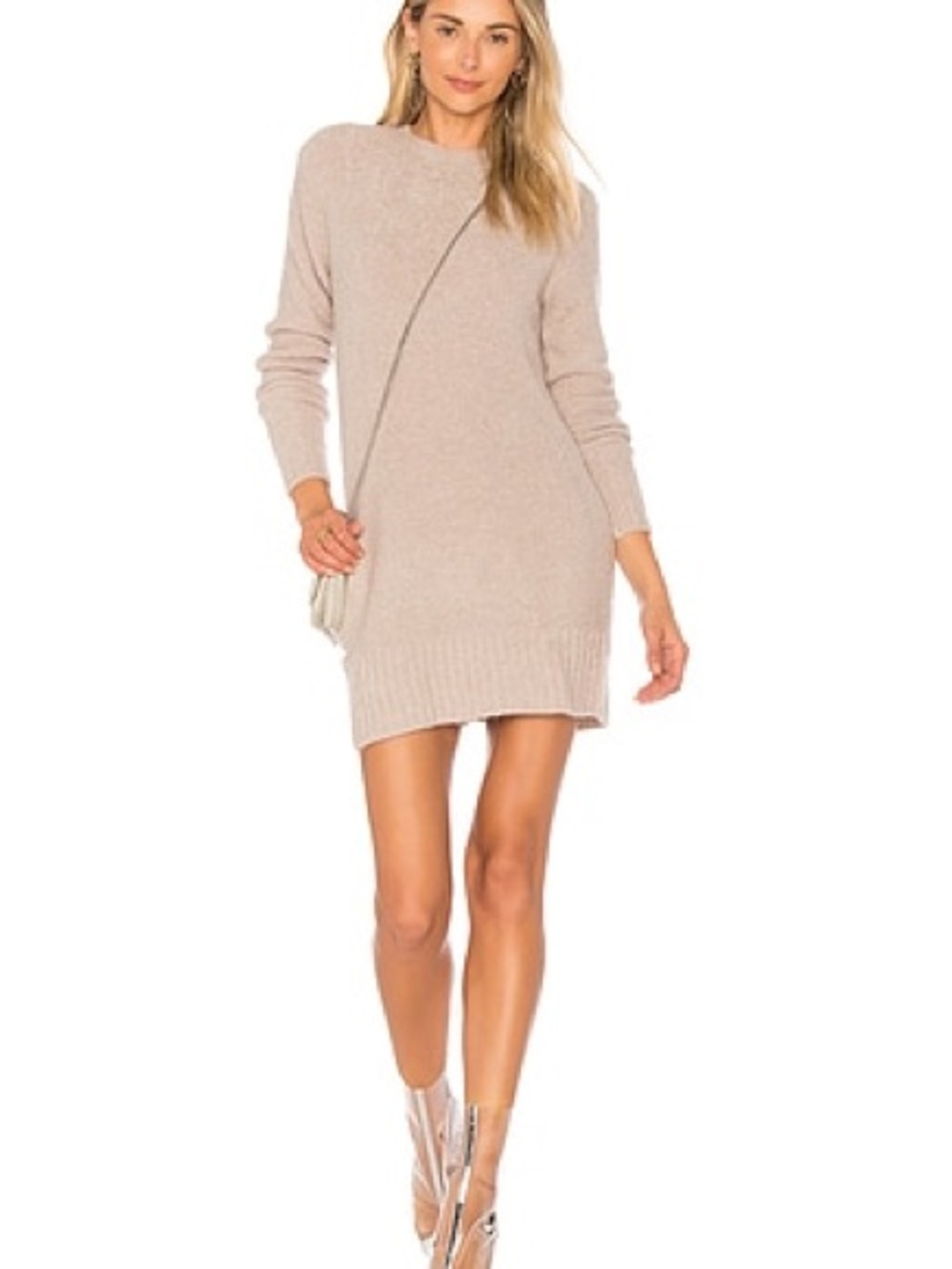 Lovers + Friends Revolve Knit Long Sleeve Sweater Dress